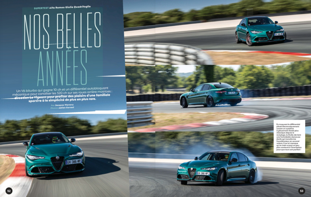 Supertest : Que vaut l&rsquo;Alfa Romeo Giulia Quadrifoglio 520 ch poussée dans ses derniers retranchements par SportAuto