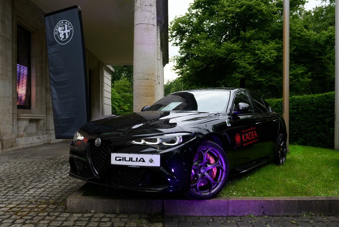 Festa della Repubblica : Alfa Romeo dévoile la très exclusive Giulia Quadrifoglio Oro à Berlin