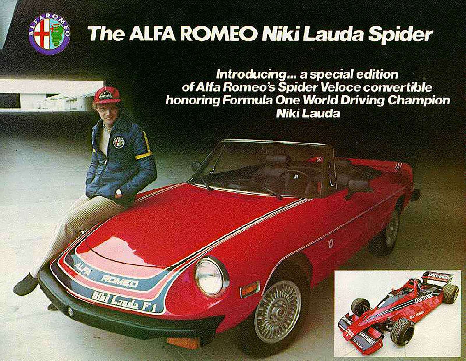 Série Spéciale : Alfa Romeo Spider Niki Lauda Edition (1978), l’hommage américain à la Formule 1